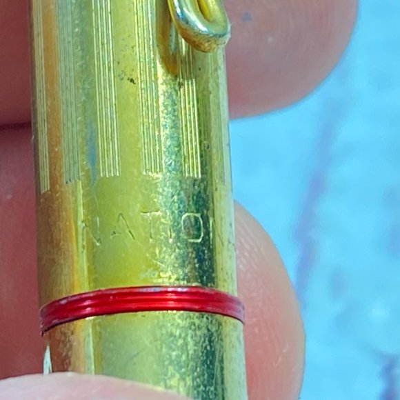 Vintage Golden National Fountain Pen, Vintage Gold Nib Ink Pen - Picture 10 of 10